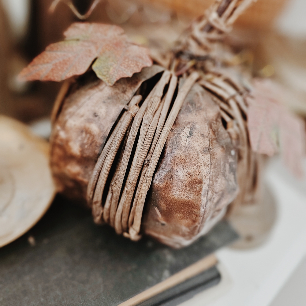 Rustic Copper Hammered Pumpkin Decor - Picture 4 of 4